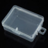 5 x 1Pc Clear Plastic Transparent Storage Box Debris Collect Container Case with Lid