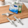 3 x Pour Food Clip Moisture-proof Fresh-keeping Portable Discharge Nozzle Powder Preservation Clip f