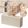 Boîte à oeufs avec bouton d’enregistrement de date Récipient à oeufs portable de grande capacité pour chambre à coucher