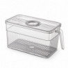 Sealing Food Fresh-Keeping Basket with Handle Space-Saving Bread Storage Box Kitchen Accessories