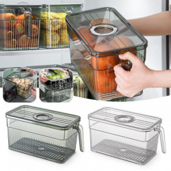 Sealing Food Fresh-Keeping Basket with Handle Space-Saving Bread Storage Box Kitchen Accessories Sealing Food Fresh-Keeping Basket with Handle Space-Saving Bread Storage Box Kitchen Accessories