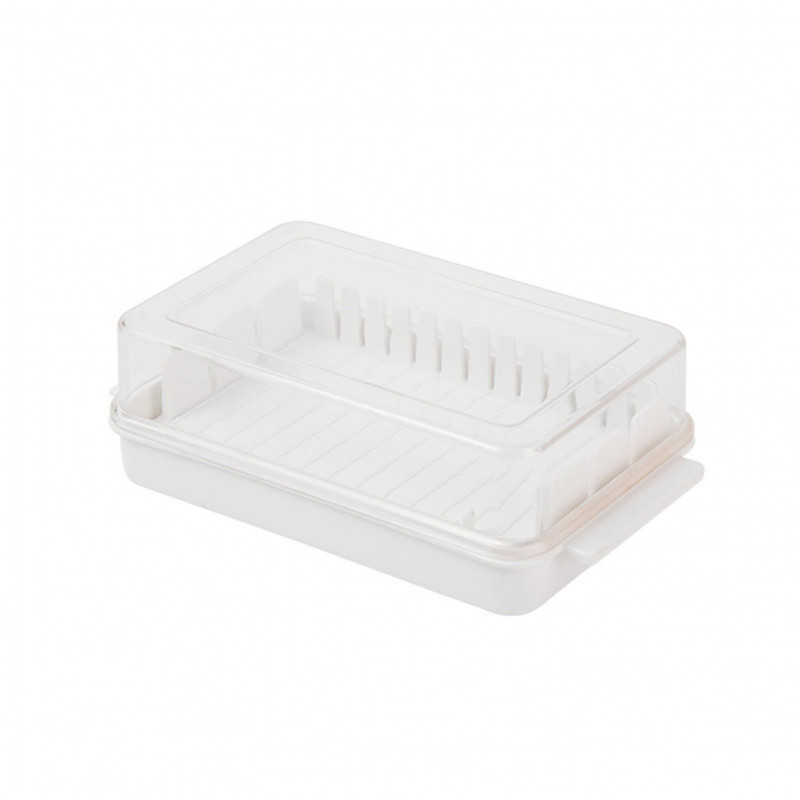 Boîte à beurres en plastique transparent avec couvercle scellé pour une coupe facile Boîte de rangement à beurres [...]