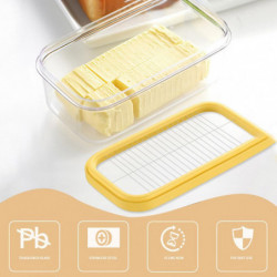 Stick Butters Storage Box with Butters Cutter Large Capacity Refrigerator Box for Food Storage Stick Butters Storage Box with Butters Cutter Large Capacity Refrigerator Box for Food Storage