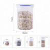 Airtight Food Storage Jar Dustproof Snack Nuts Food Storage Box for Kitchen
