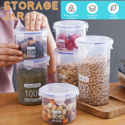 Airtight Food Storage Jar Dustproof Snack Nuts Food Storage Box for Kitchen Airtight Food Storage Jar Dustproof Snack Nuts Food Storage Box for Kitchen