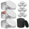 1 Set Dog Training Scent Tins Metal Storage Cans Pet Scent Training Containers With Magnetic Dots JST.14