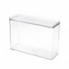 Storage Box Large Capacity Transparent Desktop Mobile Phone Case Container Household Supplies