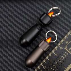 Edc Tool Métal scellé étanche Conteneur Capsule Bouteille Médicament pour Réservoir Edc Tool Métal scellé étanche Conteneur Capsule Bouteille Médicament pour Réservoir