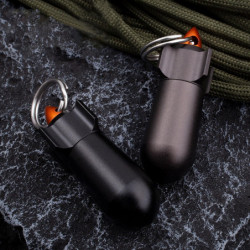 Edc Tool Métal scellé étanche Conteneur Capsule Bouteille Médicament pour Réservoir Edc Tool Métal scellé étanche Conteneur Capsule Bouteille Médicament pour Réservoir