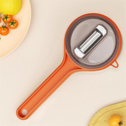 Peeling Carrot with Storage Box, Peeler with Storage Bucket, Storage Peeler Orange Peeling Carrot with Storage Box, Peeler with Storage Bucket, Storage Peeler Orange