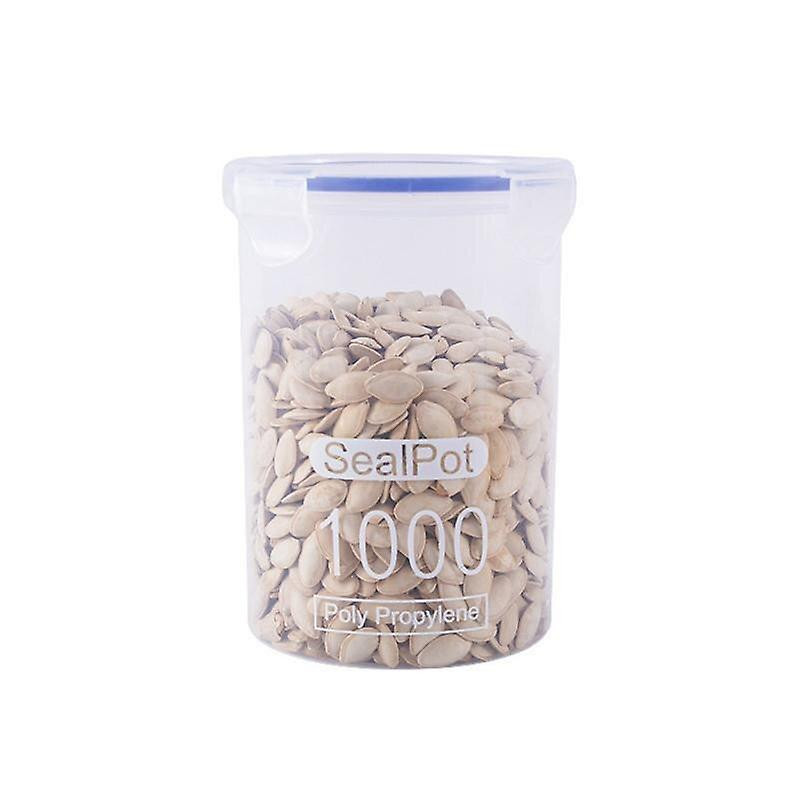 Food Storage Box Sealed Plastic Cereal Candy Dried Jars With Lid Fridge Storage Tank Containers