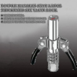 Grease Coupler No 30cm Hose Gear Grease Nozzle Heavy-duty Quick Release Grease Coupler 10000psi Two Grease Coupler No 30cm Hose Gear Grease Nozzle Heavy-duty Quick Release Grease Coupler 10000psi Two