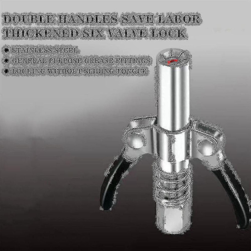 Grease Coupler No 30cm Hose Gear Grease Nozzle Heavy-duty Quick Release Grease Coupler 10000psi Two