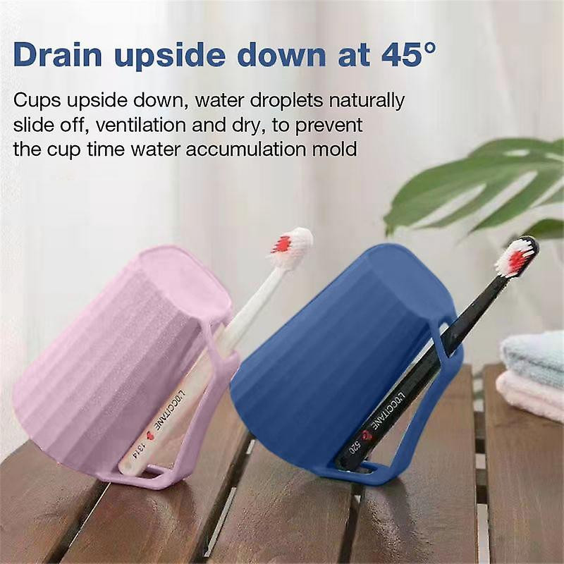 Strict Selection Of Household Toothbrush Cup With Handle Toothbrush Storage Plastic Storage Cup