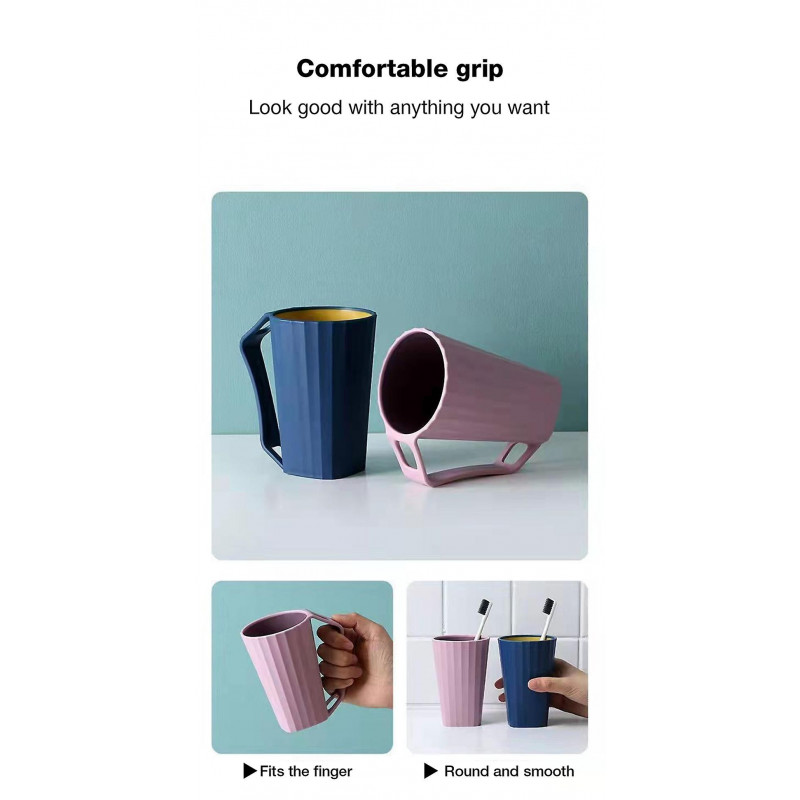 Strict Selection Of Household Toothbrush Cup With Handle Toothbrush Storage Plastic Storage Cup