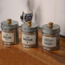 Retro Metal Storage Jar Organizer Desktop Sundries Box Kitchen Retro Metal Storage Jar Organizer Desktop Sundries Box Kitchen