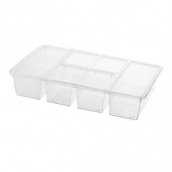 Storage Box Fresh-keeping Box Refrigerated Food Transparent Storage Box Compartment With Lid Desktop Storage Box Fresh-keeping Box Refrigerated Food Transparent Storage Box Compartment With Lid Desktop