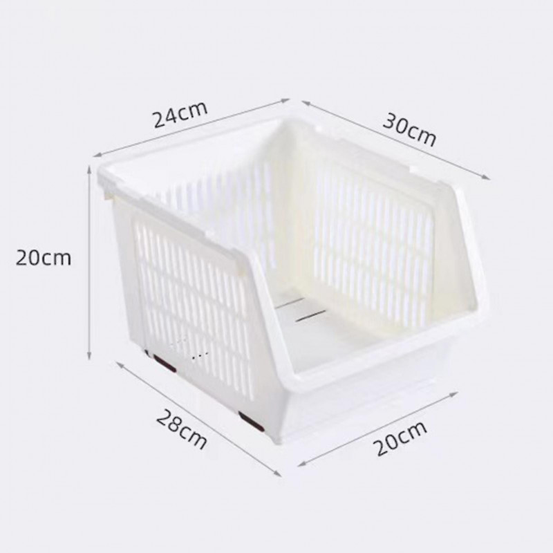 Boîte de rangement de jouets avec poignée Boîte à lumière robuste de grande capacité gardant votre cuisine bien rangée