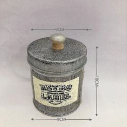 Retro Metal Jar Organizer Desktop Sundries Box Kitchen Tableware Nuts Jar Shootings Props Retro Metal Jar Organizer Desktop Sundries Box Kitchen Tableware Nuts Jar Shootings Props