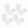 40pcs Clear Plastic Insect Spider Breeding Empty Feeding Box Container