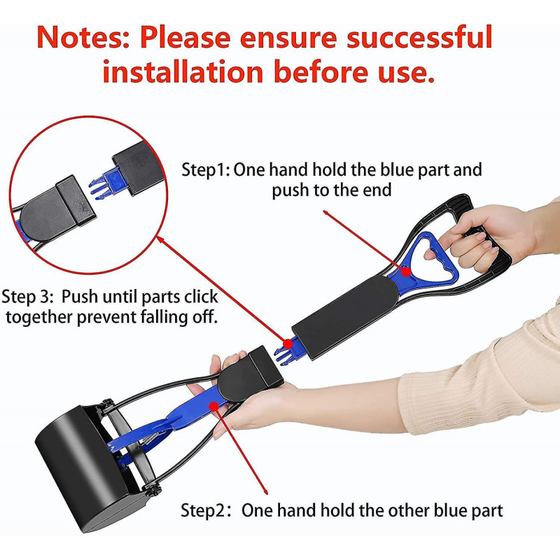 Pet Pooper Scooper For Dogs And Cats With Long Handle, Durable Spring And Premium Materialseasy To Use For Grass, [...]