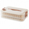 Multi-layer Dumpling Storage Box with Lid Sealing Organization Container