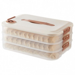 Multi-layer Dumpling Storage Box with Lid Sealing Organization Container Multi-layer Dumpling Storage Box with Lid Sealing Organization Container