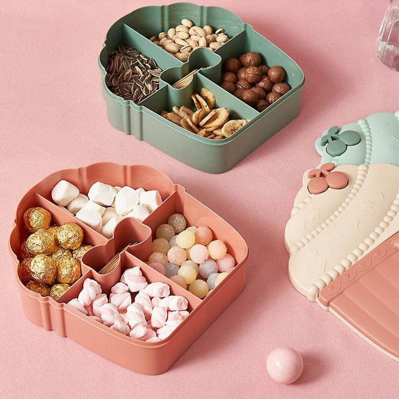 Candy Box Ice Cream Shaped Plastic Treat Container for Weddings Birthday