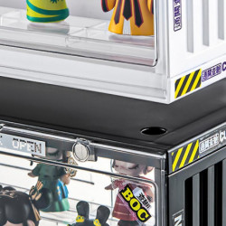 Size L,34*23*31.2cm Model Toy Showcase Anime Figure Doll Storage Box PET+PS Transparent Display Box Size L,34*23*31.2cm Model Toy Showcase Anime Figure Doll Storage Box PET+PS Transparent Display Box