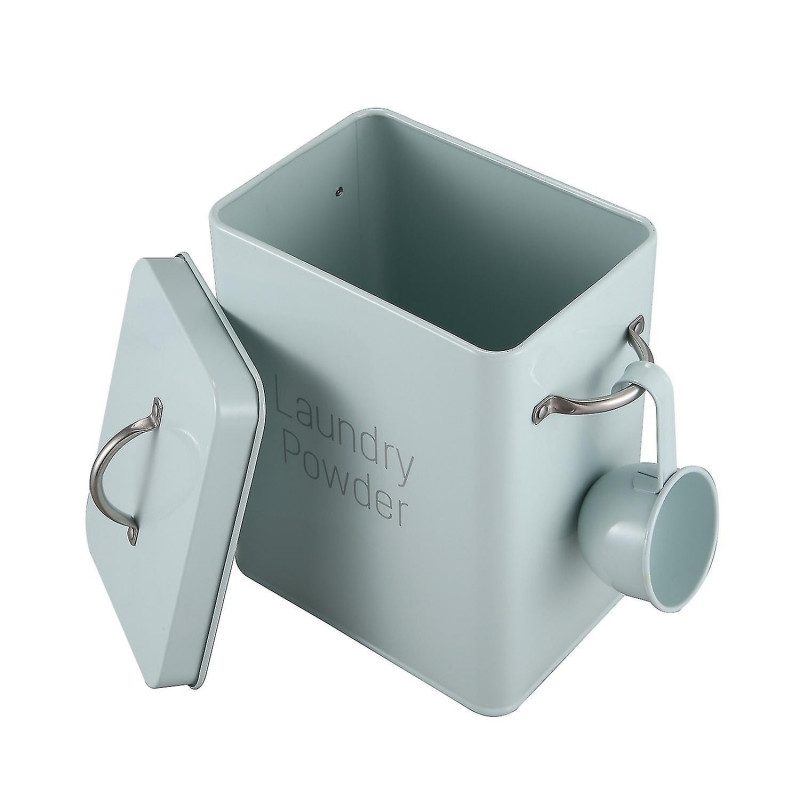 5l belles boîtes à linge de rangement avec pelle verte ty