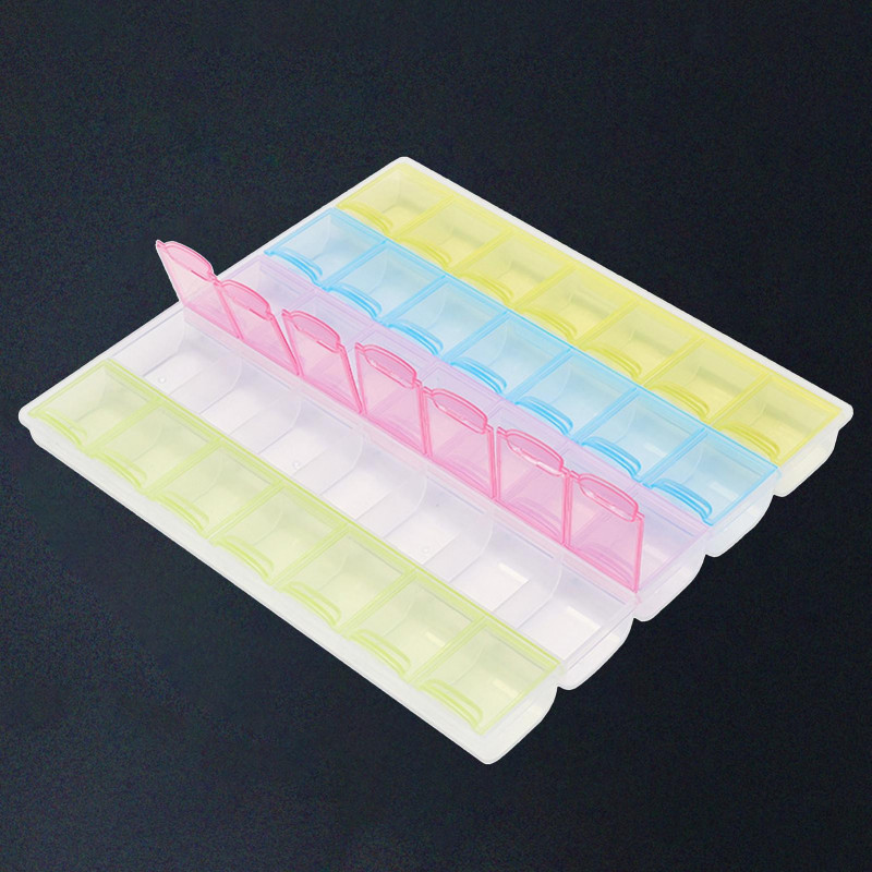 Storage Box Large Capacity Bright Color Dust-proof Lid Design Wide Application Space-saving Pp Material [...]