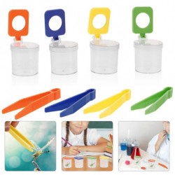 4pcs Insect Small Magnifying Box Viewer Magnifier Container Jar for Kids Children with Tweezers 4pcs Insect Small Magnifying Box Viewer Magnifier Container Jar for Kids Children with Tweezers