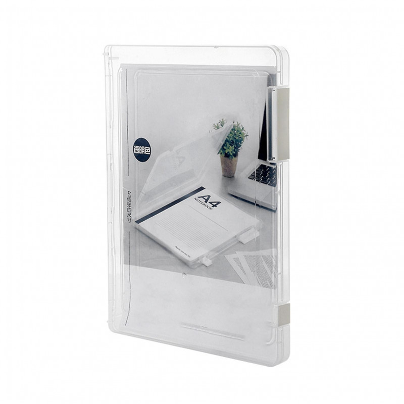 Boîte de fichier avec couvercle Boucle visible Conception Bonne flexibilité Facile à nettoyer Lettre transparente [...]