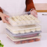 Naievear Dumpling Storage Box Large Capacity Refrigerator Organizer Transparent Food Storage Box For Home Kitchen