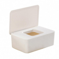 Naievear Large Capacity Seal Dust-proof Plastic Tissue Face Cover Storage Box With Lid