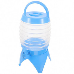 Gallon Collapsible Folding Water Dispenser Portable Drinks Container with Tap for Outdoor Camping Travelling 5L (Blue) Gallon Collapsible Folding Water Dispenser Portable Drinks Container with Tap for Outdoor Camping Travelling 5L (Blue)