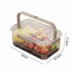 JiKaiX Boîte à fruits Boîte de stockage de nourriture de grande capacité Récipient à fruits de conception de [...]