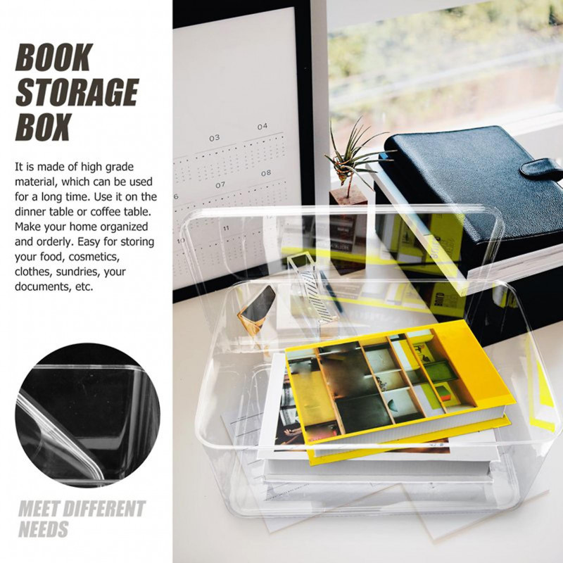 Storage Box Good Seal Dustproof Moisture-proof Transparent With Lid Large Capacity Oblong Rice Cereal Storage [...]