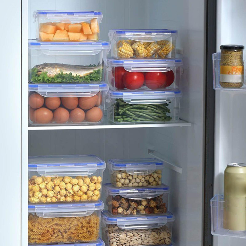 Single Transparent Plastic Storage Tank Vacuum Wet Proof Fresh-keeping Storage Storage Sealed Tank,Kitchen Sealed [...]