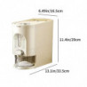 Cabinet Rice Bucket Sealed Proof Press Rice Storage Box Multi-function Storage Proof Insect-proof Rice Jar