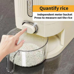 Cabinet Rice Bucket Sealed Proof Press Rice Storage Box Multi-function Storage Proof Insect-proof Rice Jar Cabinet Rice Bucket Sealed Proof Press Rice Storage Box Multi-function Storage Proof Insect-proof Rice Jar