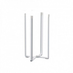 Convenient Bag Holder Bag Holder Creative Rack Garbage Bag Holder Shelf Kitchen Supplies, White
