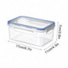 Set Of 4 Single Transparent Plastic Storage Tank Vacuum Wet Proof Fresh-keeping Storage Storage Sealed [...]