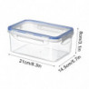 Set Of 4 Single Transparent Plastic Storage Tank Vacuum Wet Proof Fresh-keeping Storage Storage Sealed [...]
