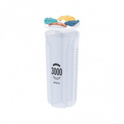 Kitchen Grains And Cereals With Lids Storage Jars Inside Compartments Transparent Sealing Jars Food Grade Dry [...]