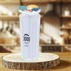 Kitchen Grains And Cereals With Lids Storage Jars Inside Compartments Transparent Sealing Jars Food Grade Dry [...]