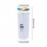 Kitchen Grains And Cereals With Lids Storage Jars Inside Compartments Transparent Sealing Jars Food Grade Dry [...]