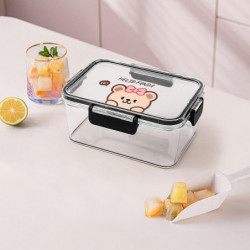 Refrigerator Sealed Food-grade Transparent Plastic Box Convenient Box Large-capacity Fruit Container FAN0813