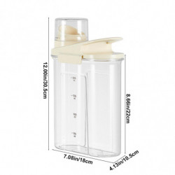 Grain Storage Box Sealed Jar Kitchen Food Grade Empty Bottle Storage Jar Insect-proof And Proof Rice And Flour [...]