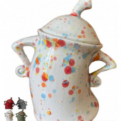 Bidon avec attitude, bonbon de conserve Sassy, joli pot de stockage de nourriture avec couvercle hermétique pour [...]